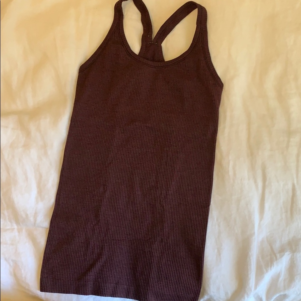 Maroon lululemon tank